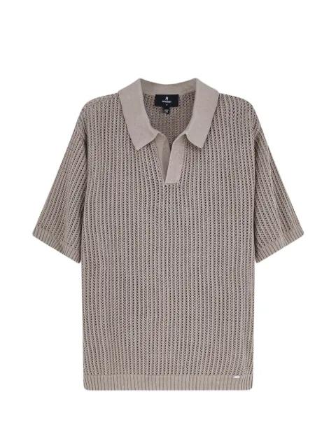 open-knit polo shirt by REPRESENT