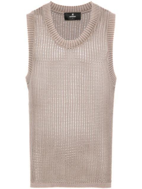 open-knit vest by REPRESENT