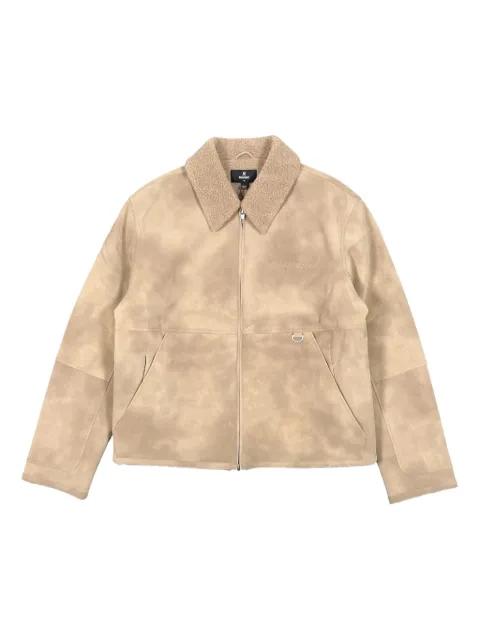 shearling-collar jacket by REPRESENT
