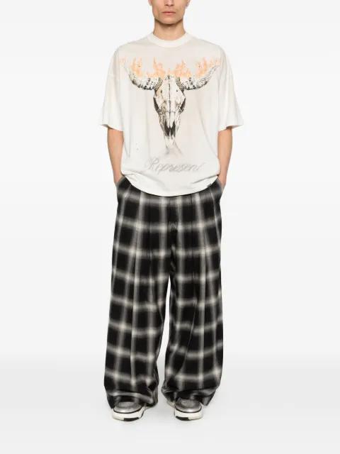 skull-print T-shirt by REPRESENT