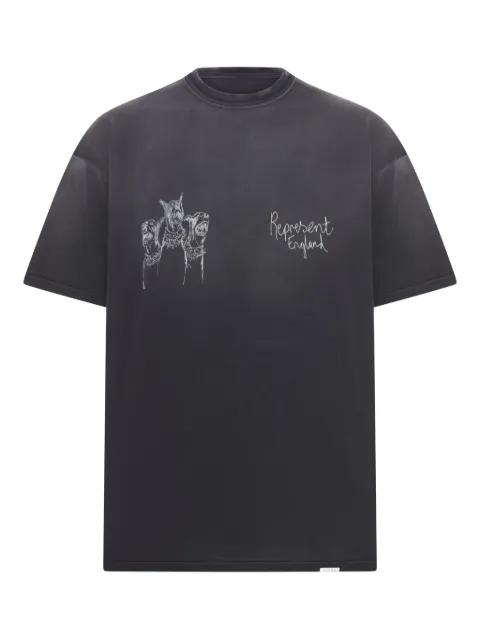 thoroughbred dogs graphic T-shirt by REPRESENT