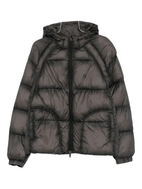 translucent hoodied puffer jacket by REPRESENT