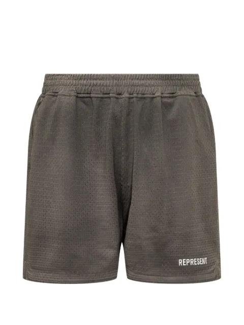 washed mesh shorts by REPRESENT