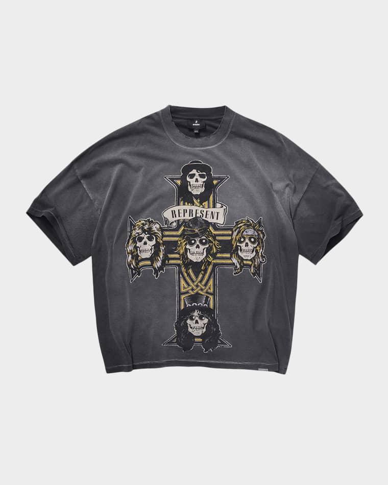 x Guns N’ Roses Men's CrossT-Shirt by REPRESENT