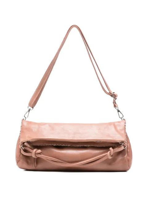 Sienna woven-panel leather shoulder bag by REPTILE'S HOUSE
