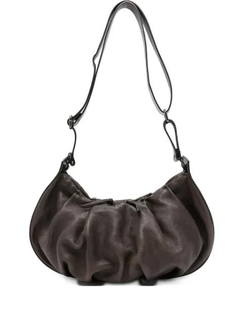 gathered leather shoulder bag by REPTILE'S HOUSE