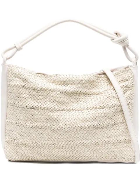 woven knot-detail tote bag by REPTILE'S HOUSE