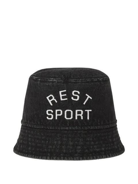 denim bucket hat by REST&RECREATION