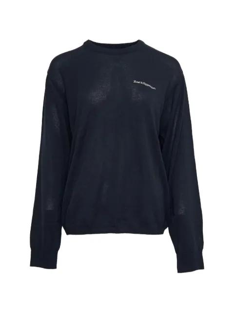 layered logo-print sweater by REST&RECREATION