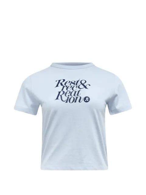 logo-print T-shirt by REST&RECREATION