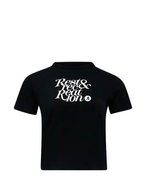 logo-print T-shirt by REST&RECREATION