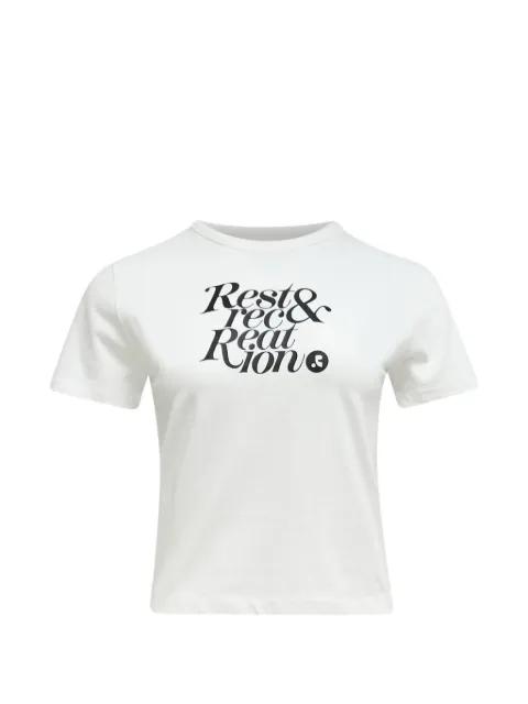 logo-print T-shirt by REST&RECREATION
