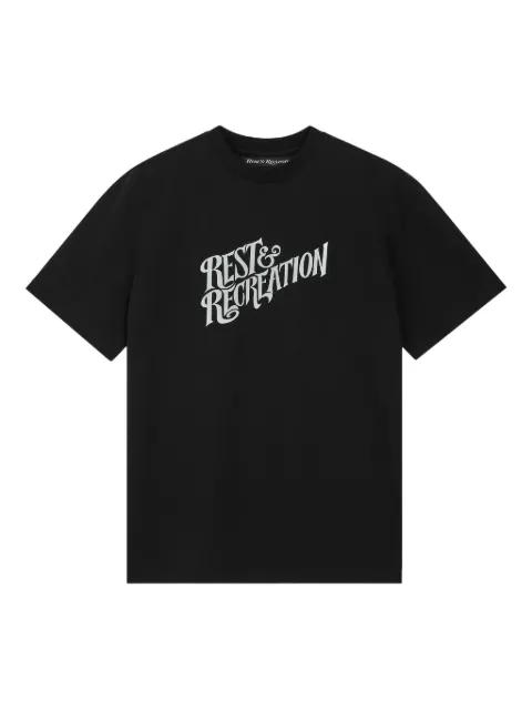 logo-print t-shirt by REST&RECREATION