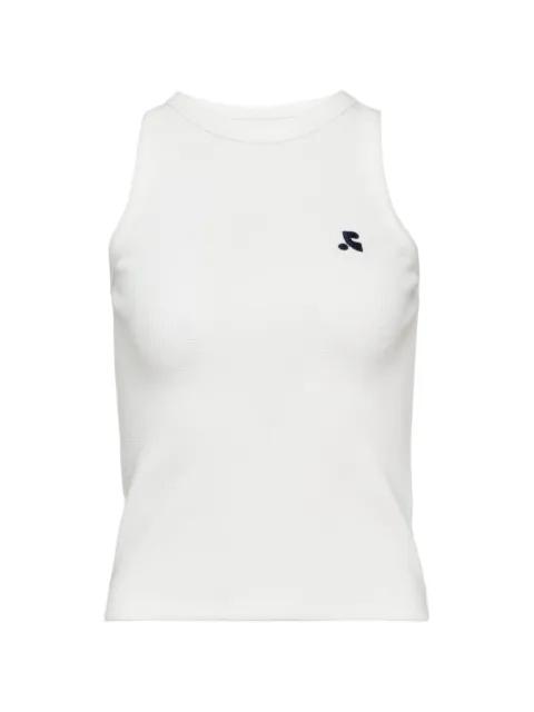 waffle-knit sleeveless tank top by REST&RECREATION