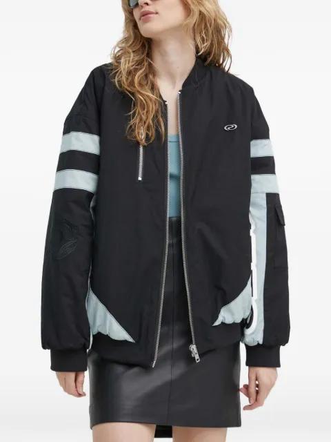 AlanaRS striped embroidered jacket by RESUME