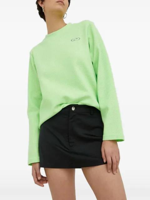 button-up mini skirt by RESUME