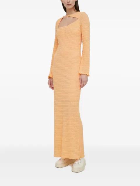 cut-out long-sleeve dress by RESUME