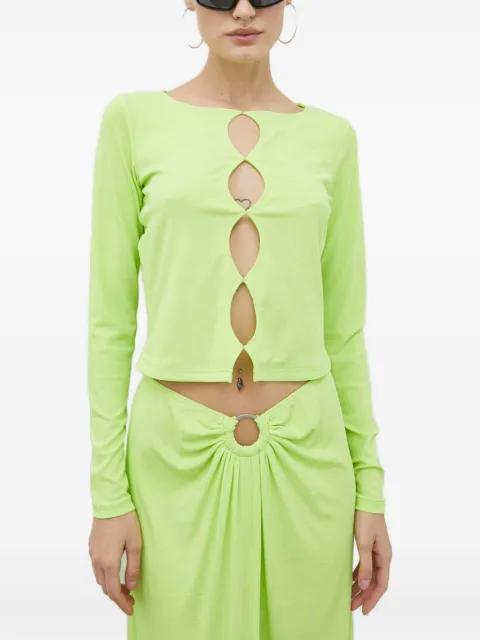 cutout long-sleeve top by RESUME