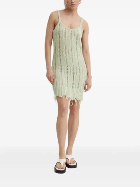openwork frayed dress by RESUME