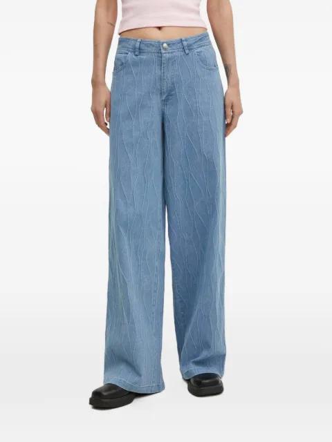 textured denim jeans by RESUME