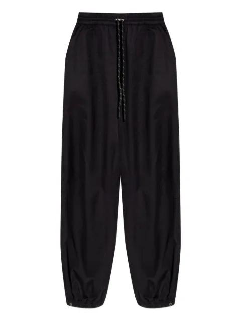 drawstring-waistband trousers by RETHINKIT STUDIOS