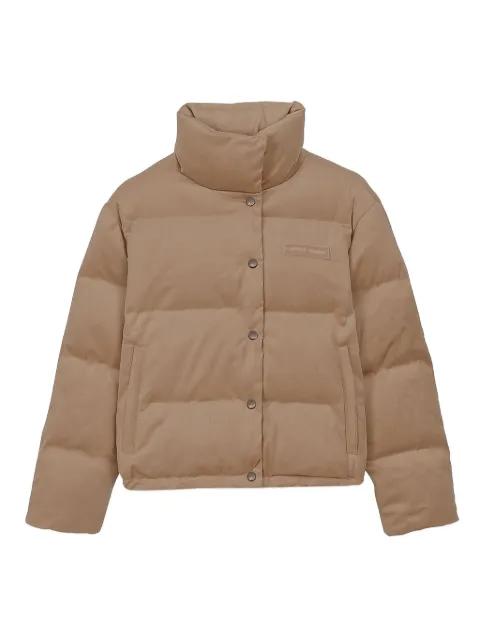 logo-appliqué padded jacket by RETHINKIT STUDIOS