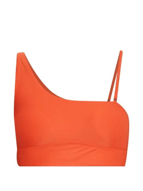 one-shoulder bikini top by RETHINKIT STUDIOS