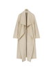 shawl-collar wool coat by RETORI