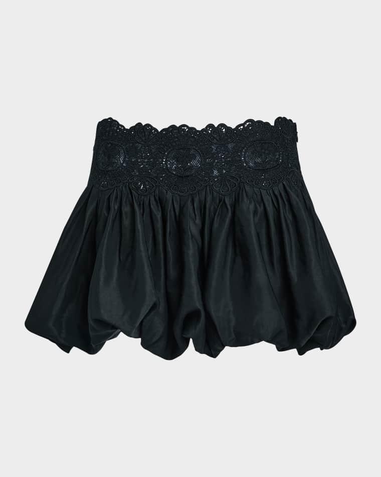 Leighton Embroidered Bubble Skirt by RETROFETE