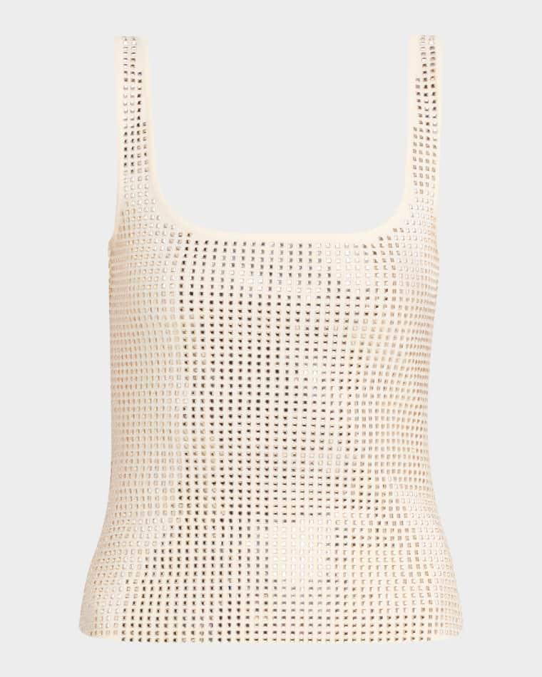 Marzia Embellished Tank Top by RETROFETE