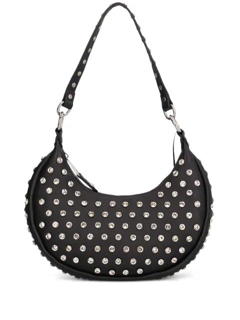 Maybelle crystal-embellished shoulder bag by RETROFETE