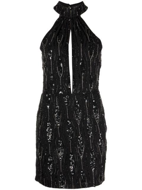 Merav sequin embellished mini dress by RETROFETE