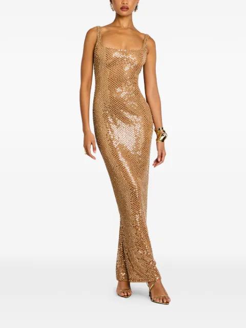 Xiomara sequin maxi dress by RETROFETE