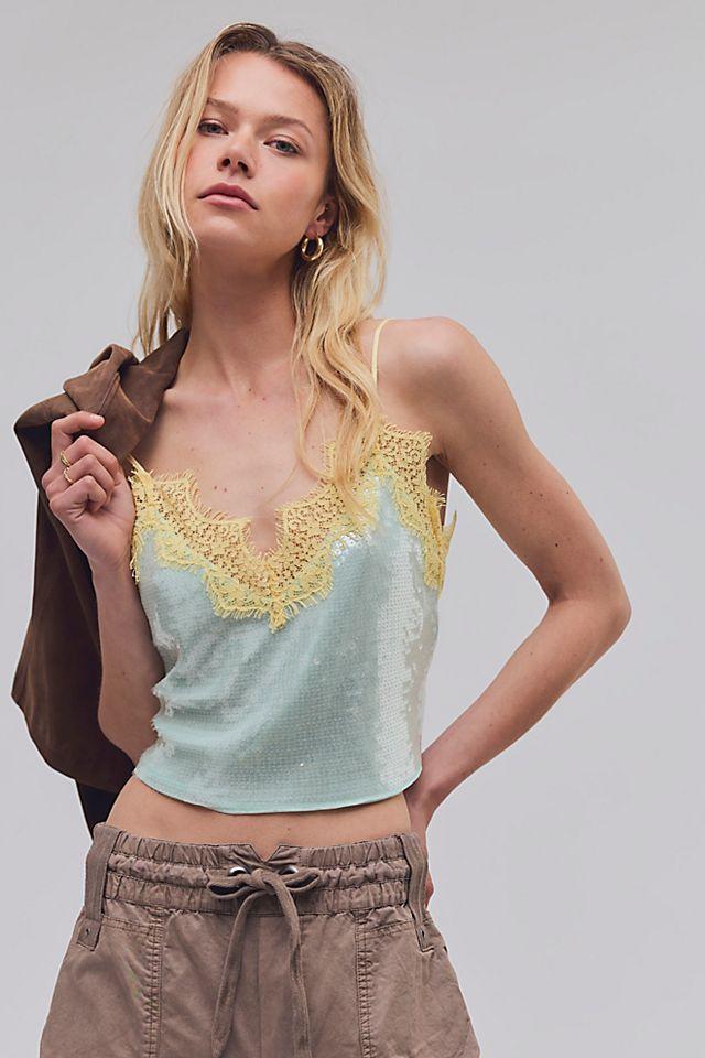 Retrofete Mik Sequin Top by RETROFETE | FREE PEOPLE