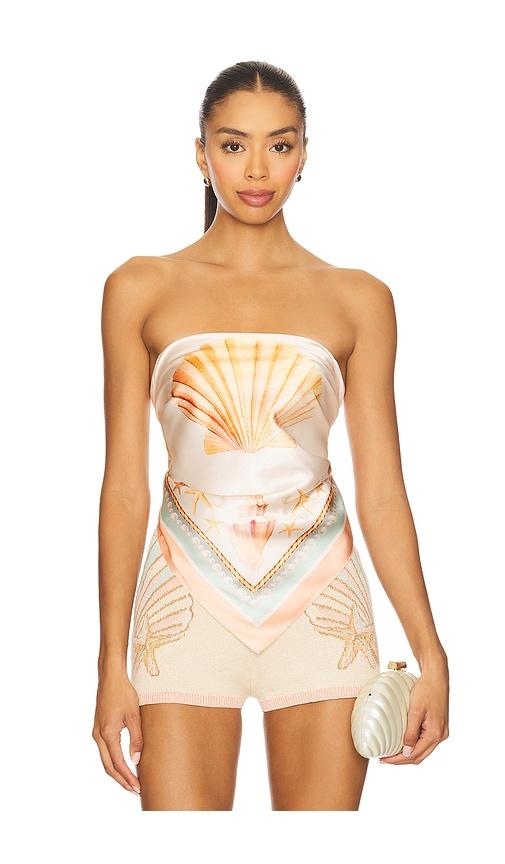 retrofete Alivia Top in Peach by RETROFETE