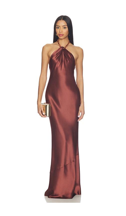retrofete Anat Dress in Chocolate by RETROFETE