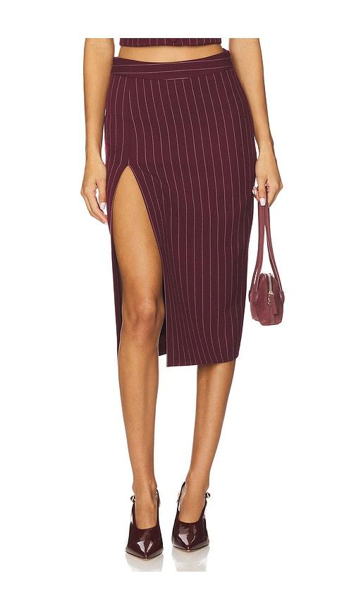 retrofete Brigette Skirt in Burgundy by RETROFETE