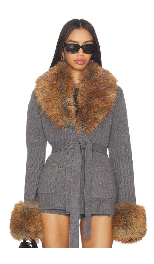retrofete Chantelle Robe in Grey by RETROFETE