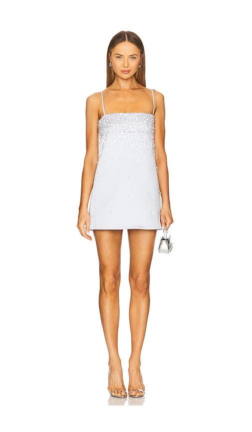 retrofete Cornelia Embellished Dress in White by RETROFETE