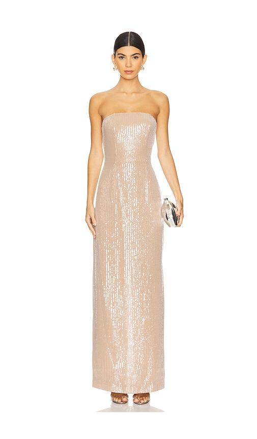 retrofete Ember Dress in Beige by RETROFETE