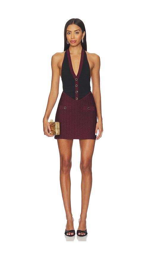 retrofete Eris Knit Dress in Burgundy by RETROFETE