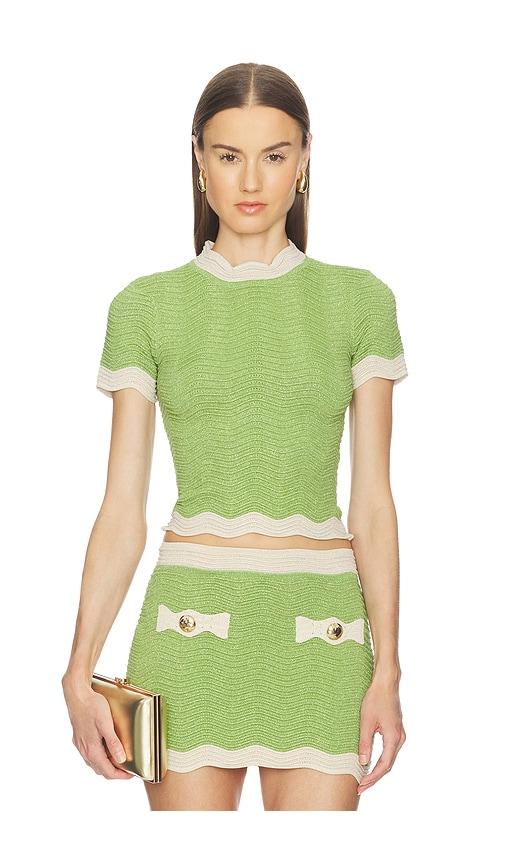 retrofete Iyla Top in Green by RETROFETE