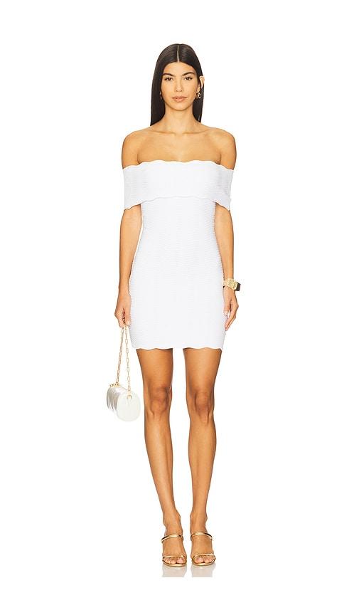 retrofete Laighton Knit Dress in White by RETROFETE
