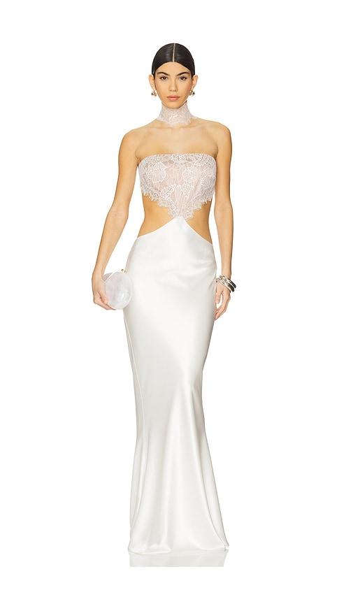 retrofete Lucie Dress in White by RETROFETE