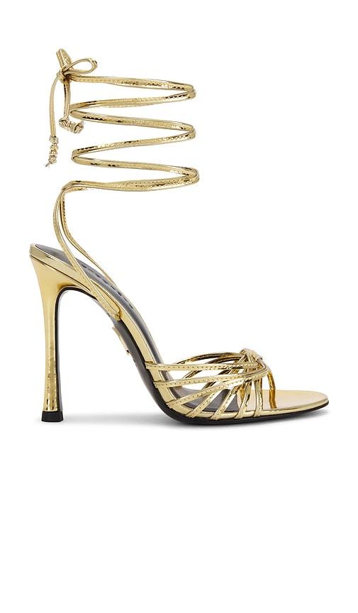 retrofete Lucio Heel in Metallic Gold by RETROFETE