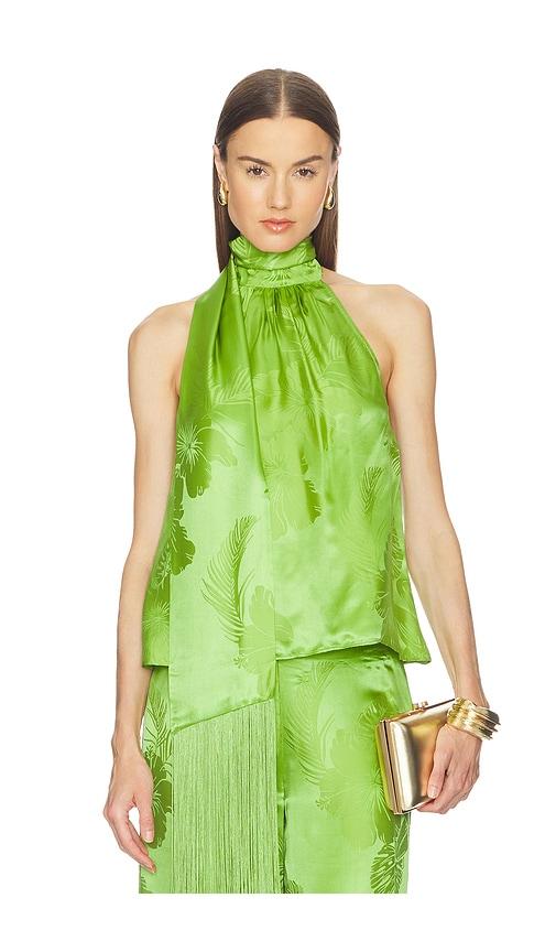 retrofete Martana Top in Green by RETROFETE