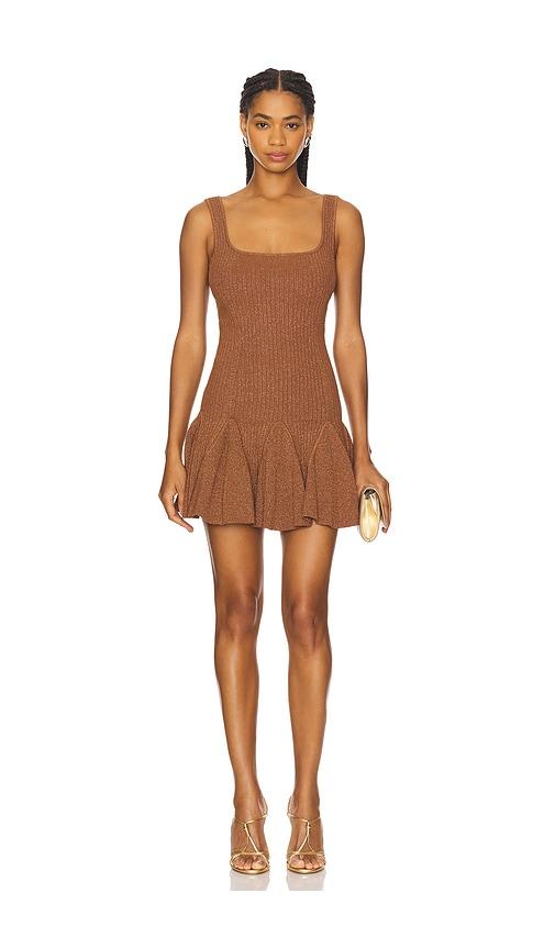 retrofete Matson Knit Dress in Brown by RETROFETE