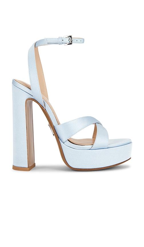 retrofete Melodia Platform Sandal in Baby Blue by RETROFETE