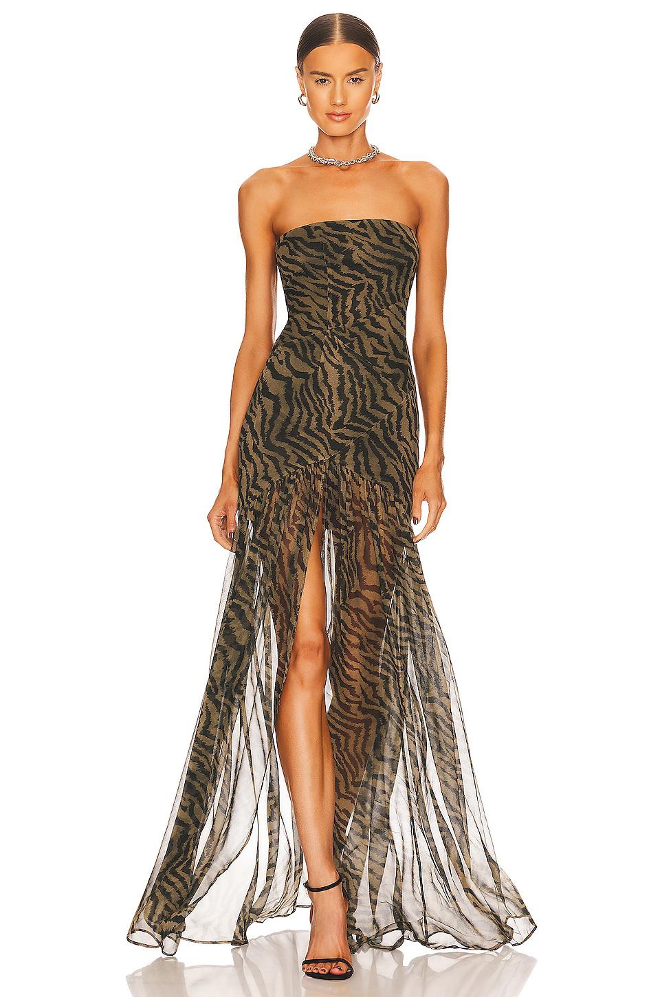 retrofete Nicole Dress in Brown by RETROFETE
