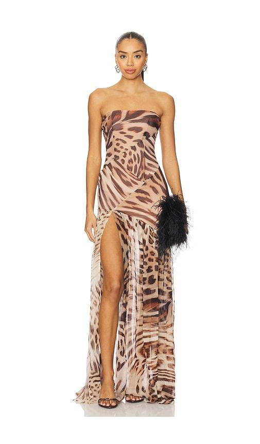 retrofete Nicole Dress in Tan by RETROFETE